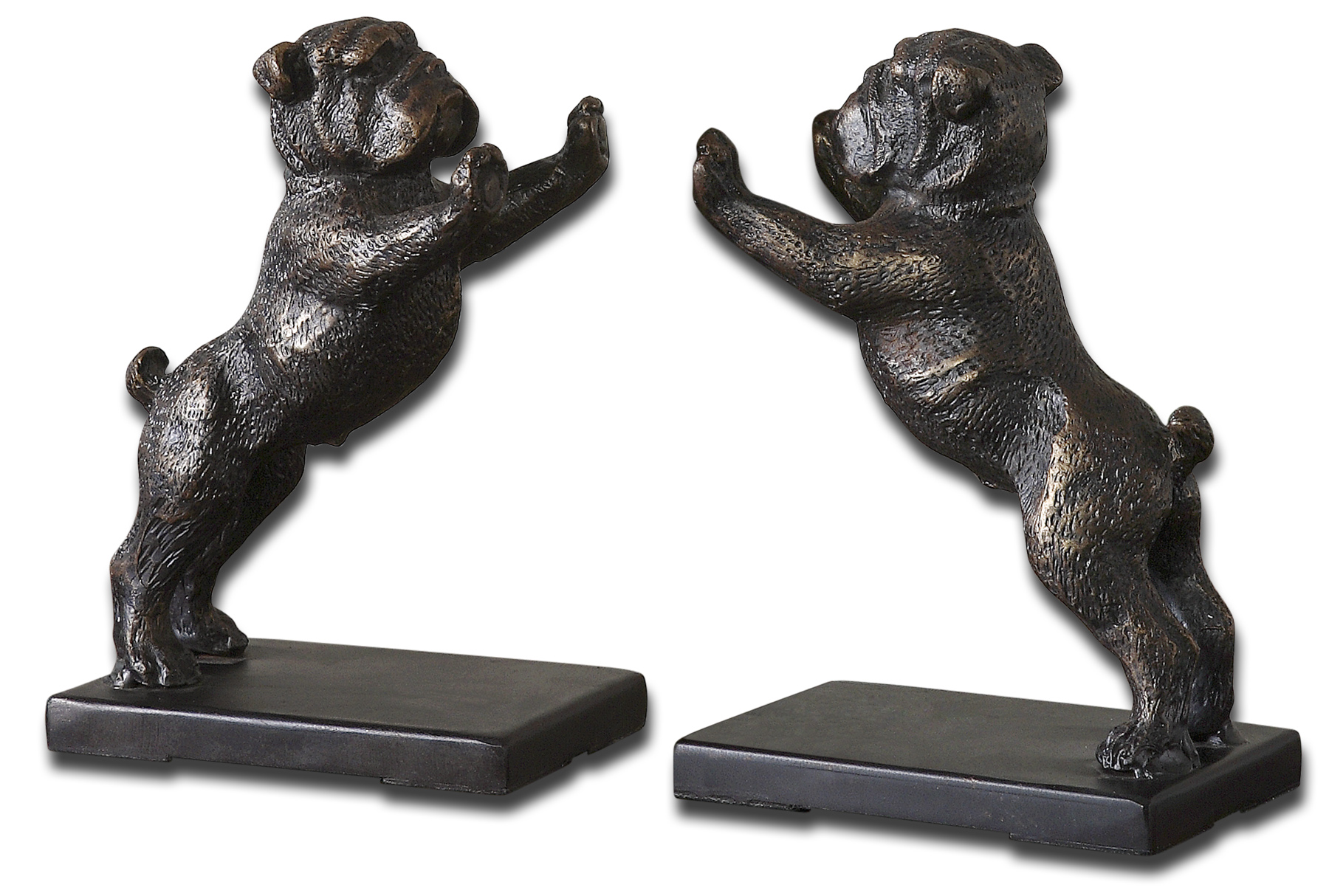 Picture of BULLDOGS CAST IRON BOOKENDS