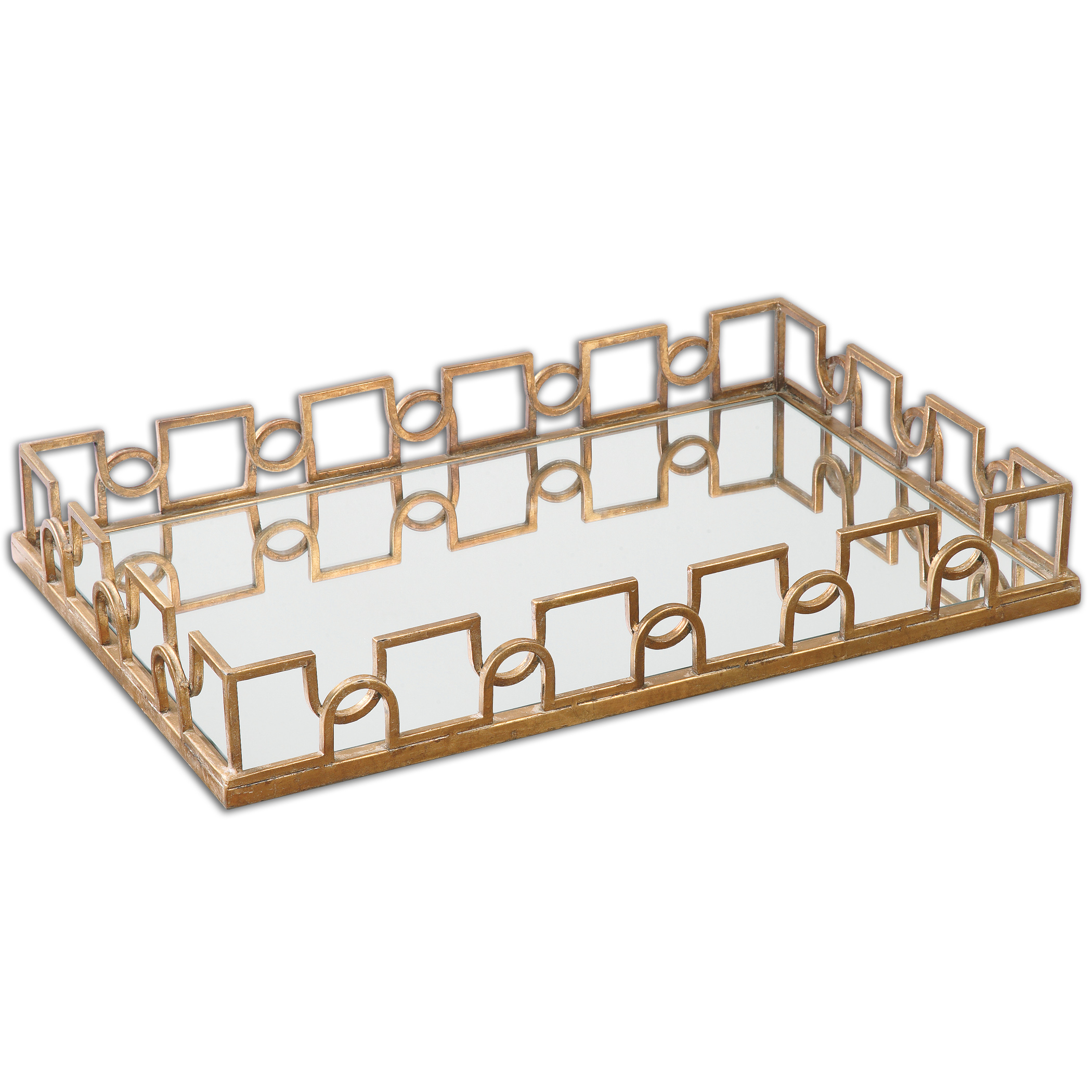 Online Designer Combined Living/Dining Nicoline Mirrored Tray
