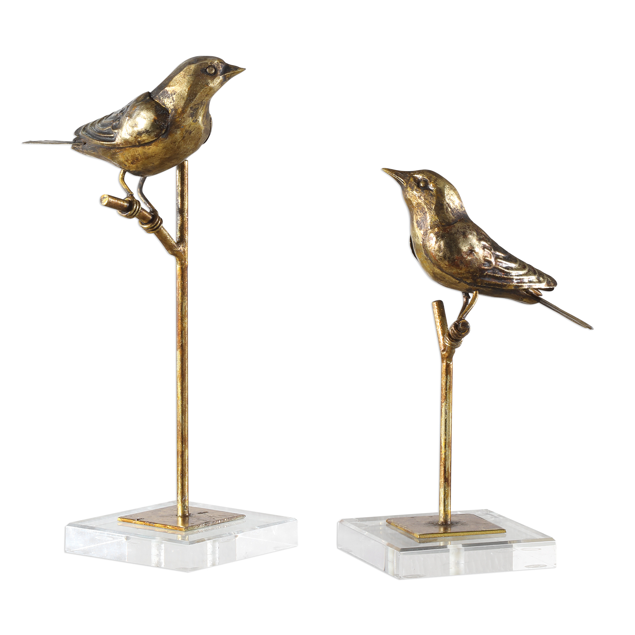 Online Designer Living Room Passerines Bird Sculptures S/2
