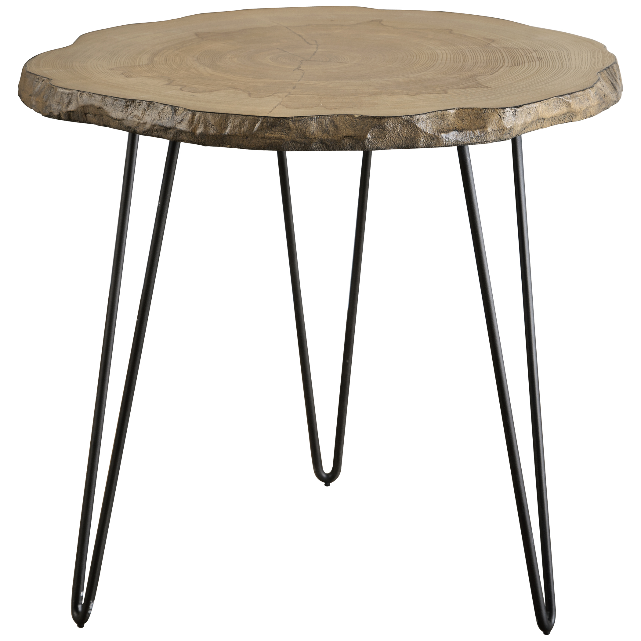 Picture of RUNAY WOOD SLAB SIDE TABLE