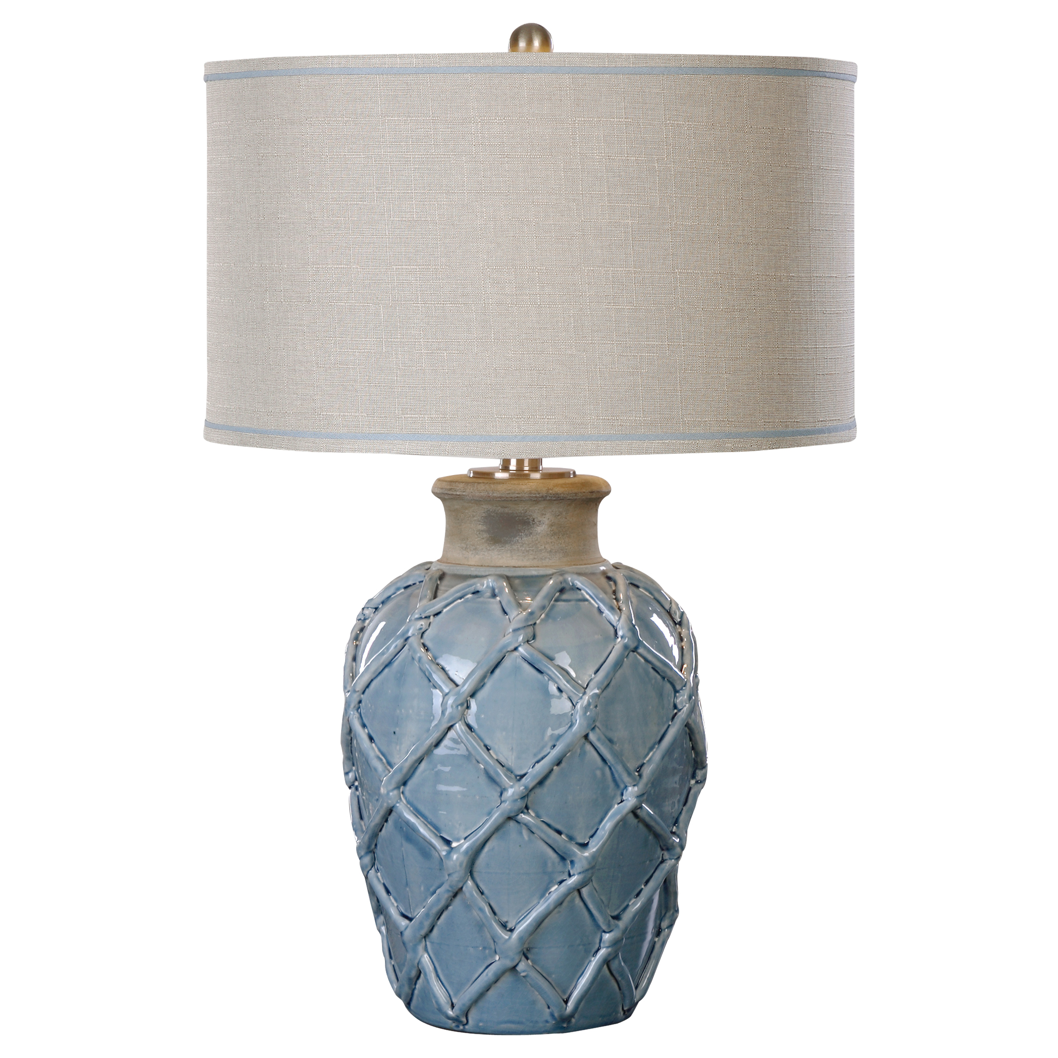 Picture of PARTERRE PALE BLUE TABLE LAMP