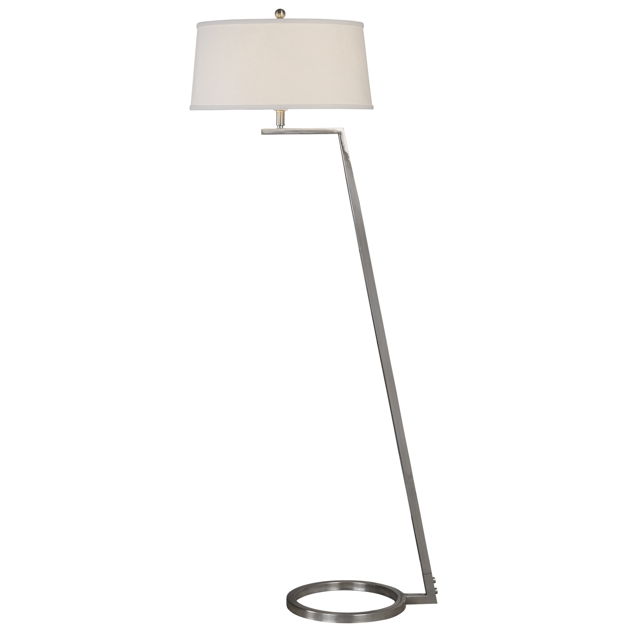 Picture of ORDINO MODERN NICKEL FLOOR LAMP
