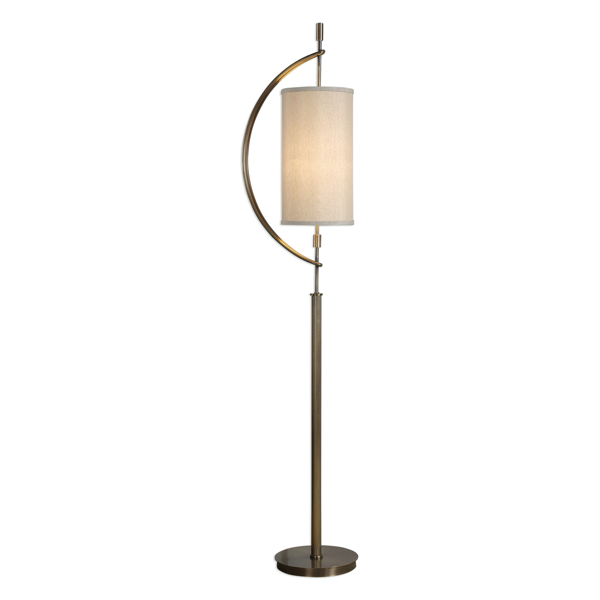 Online Designer Living Room Balaour Antique Brass Floor Lamp