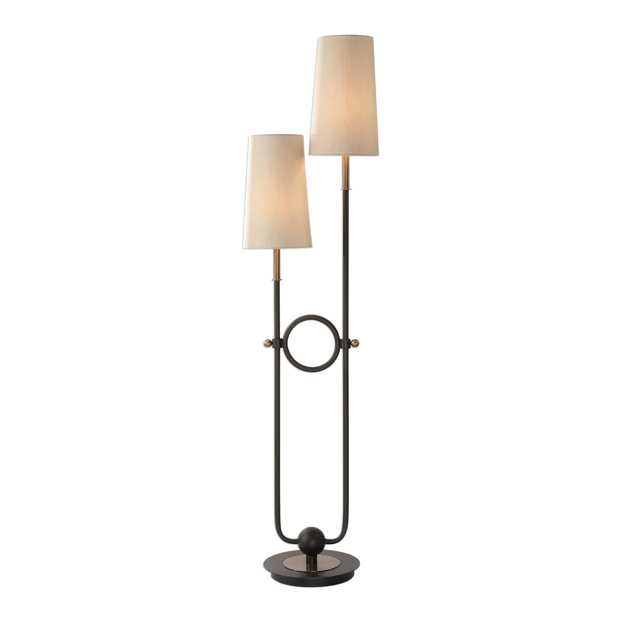 Online Designer Living Room Riano 2 Arm / 2 Light Floor Lamp