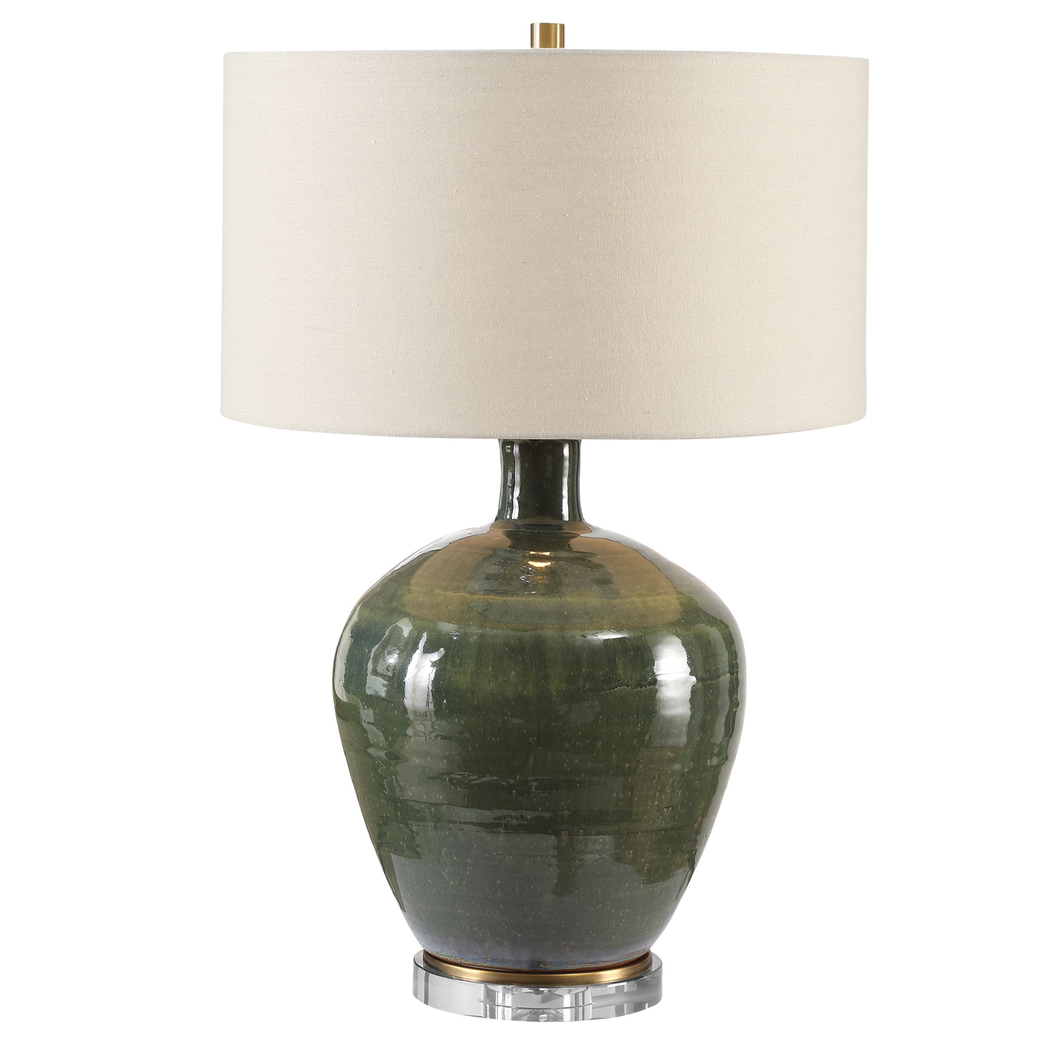 Online Designer Living Room Elva Emerald Table Lamp