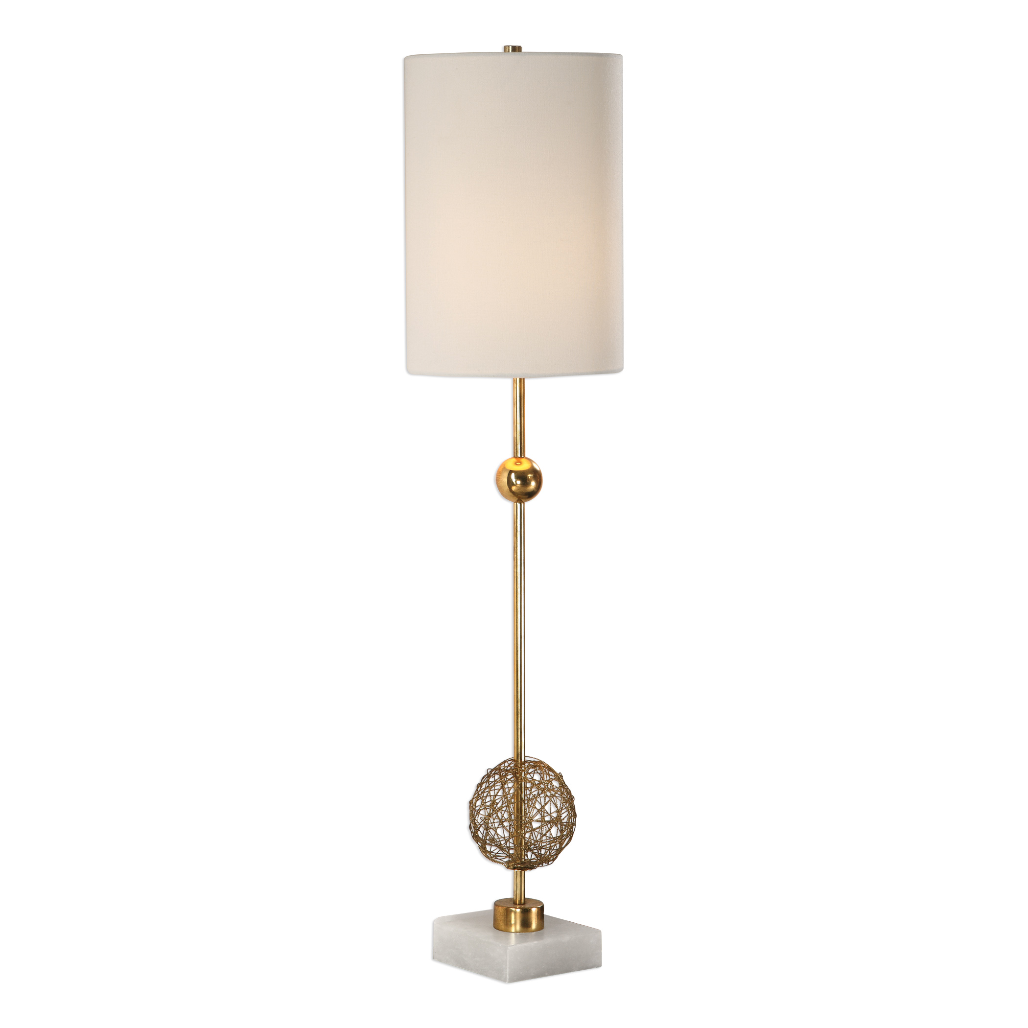 Online Designer Living Room Breckyn Gold Buffet Lamp