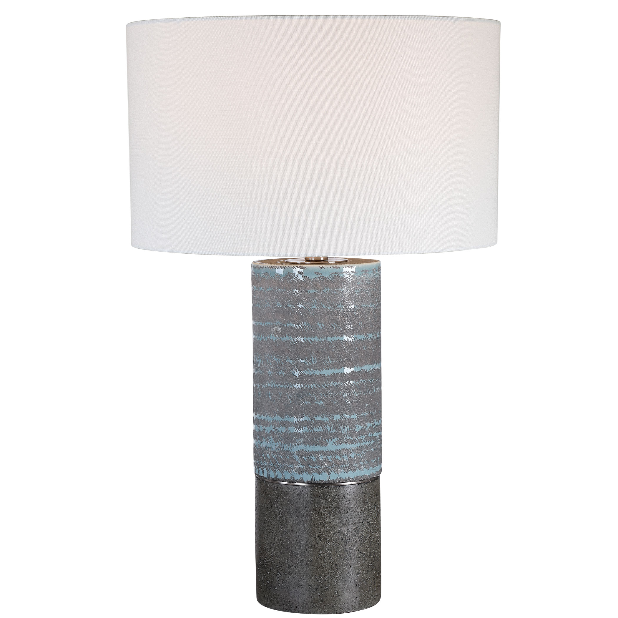 Picture of PROVA GRAY TEXTURED TABLE LAMP