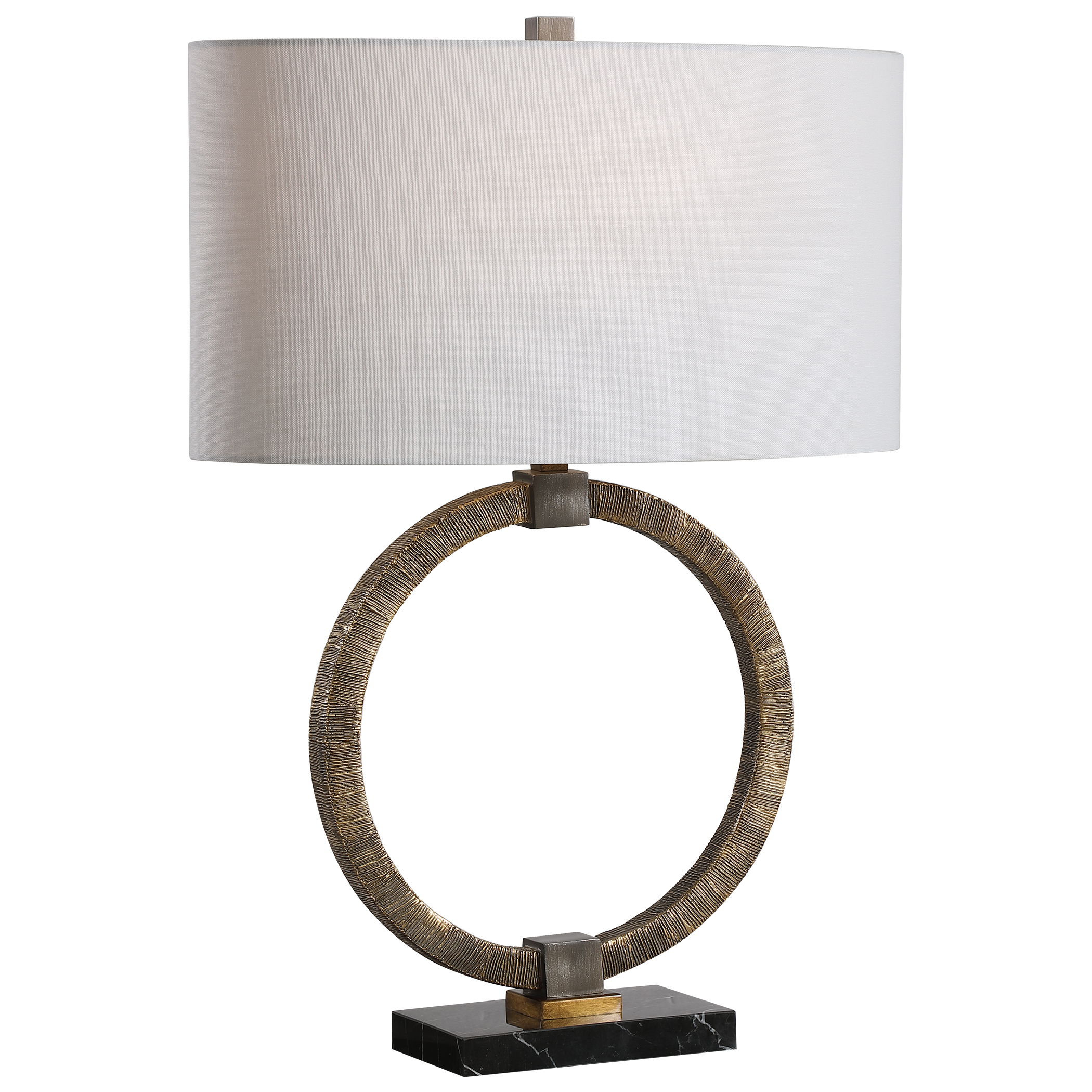 Online Designer Combined Living/Dining Relic Aged Gold Table Lamp