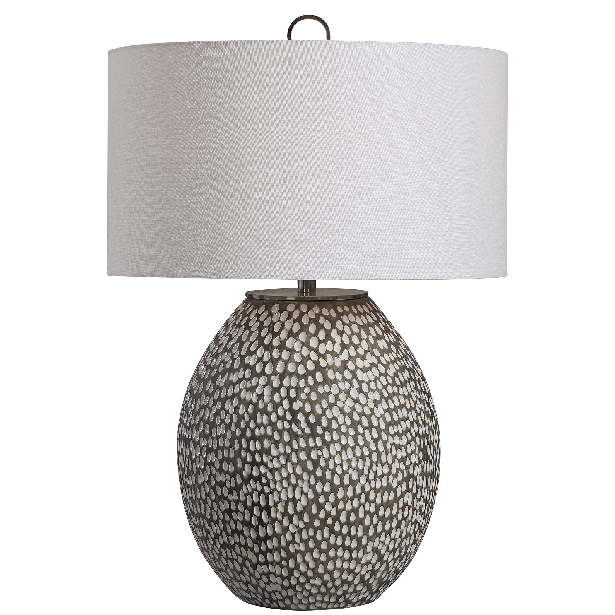 Picture of CYPRIEN GRAY WHITE TABLE LAMP