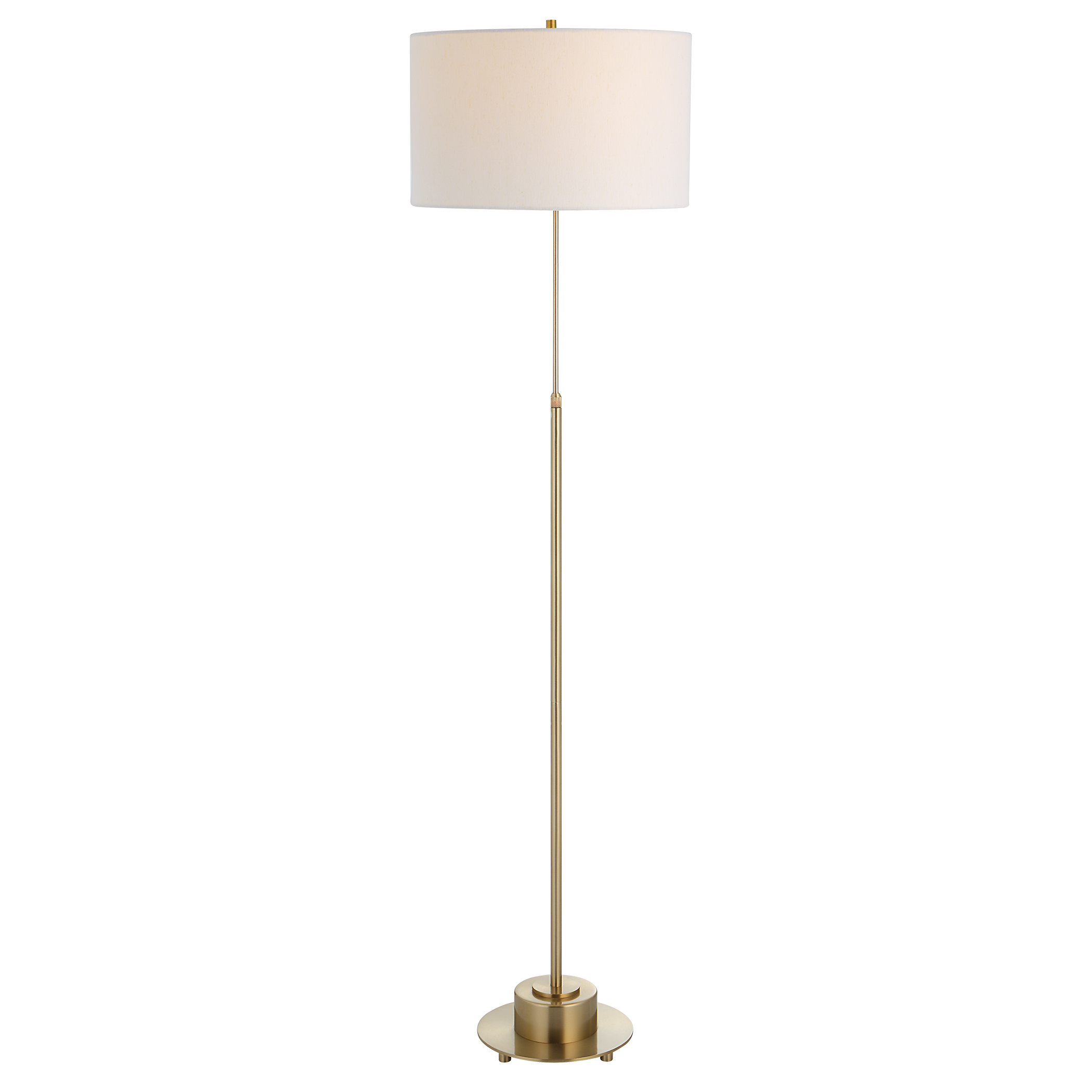 Online Designer Bedroom Prominence Brass Floor Lamp
