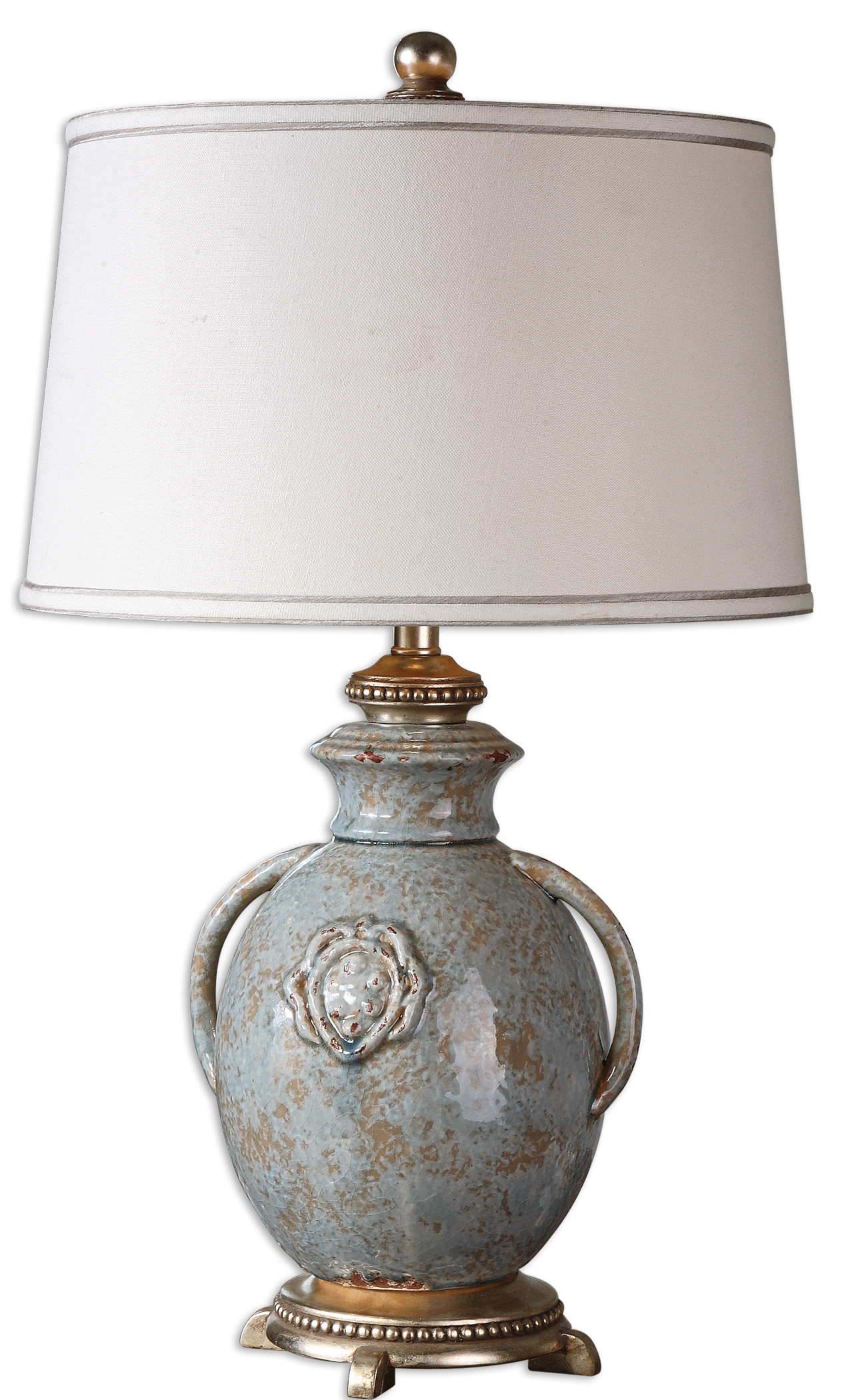 Picture of CANCELLO BLUE GLAZE LAMP