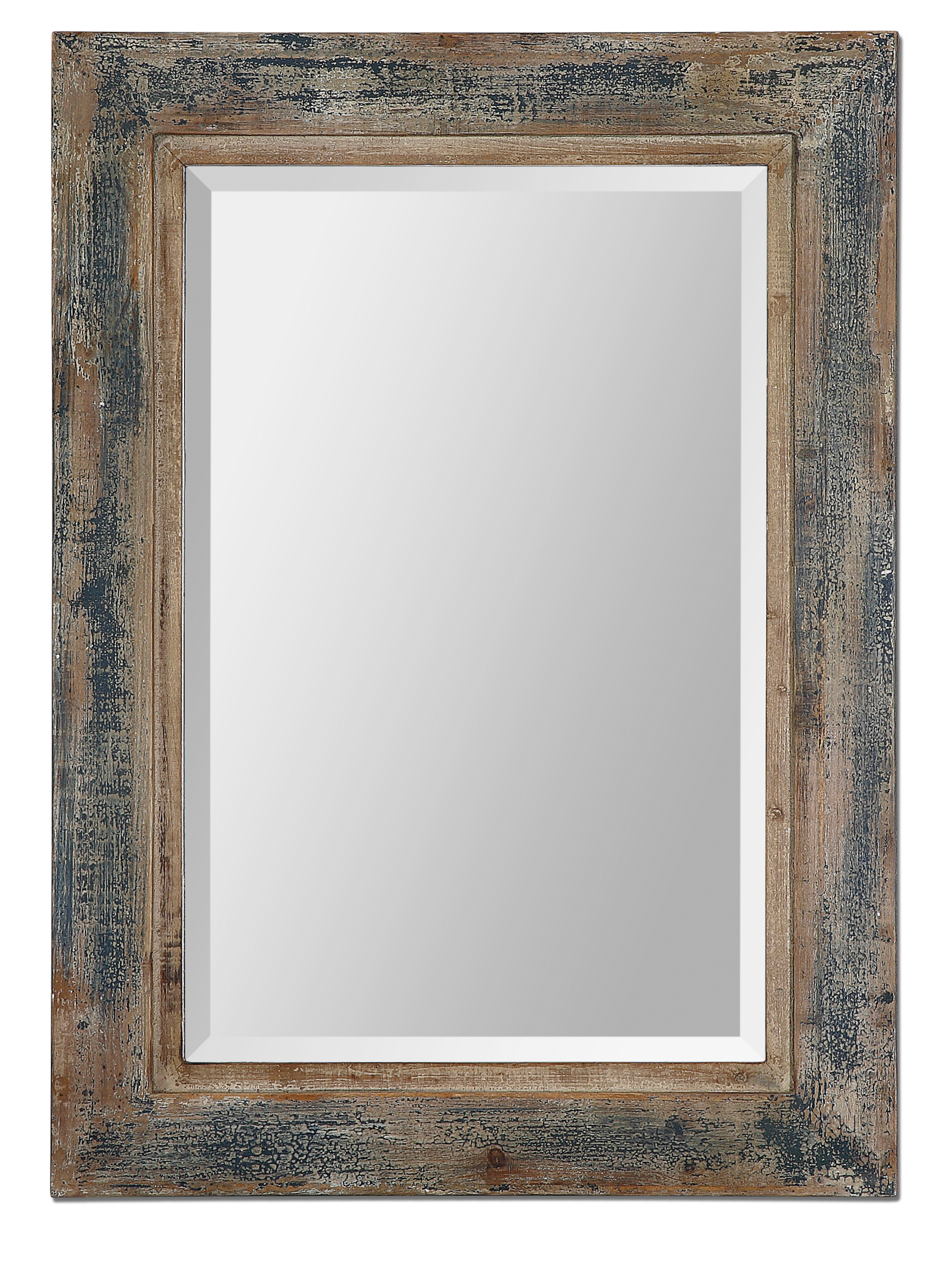 Picture of BOZEMAN DISTRESSED BLUE MIRROR