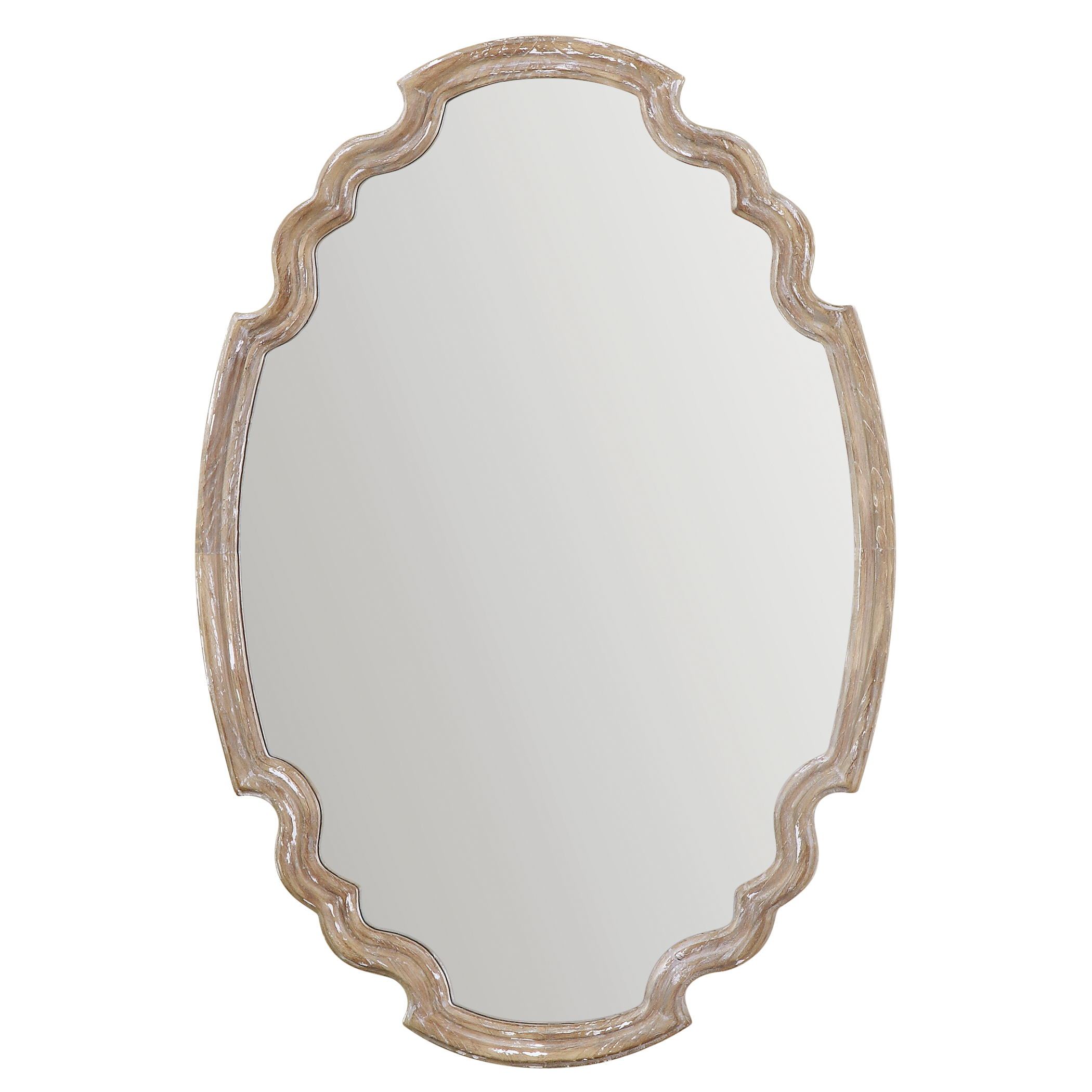 Online Designer Bathroom Ludovica Aged Wood Mirror
