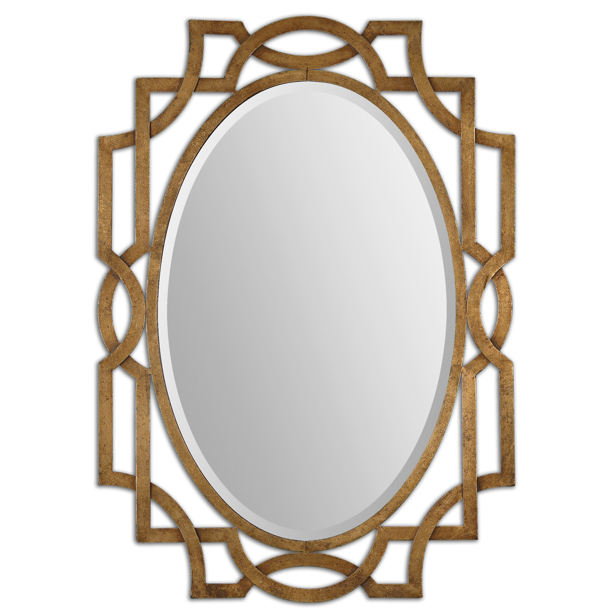 Online Designer Living Room Margutta Gold Oval Mirror