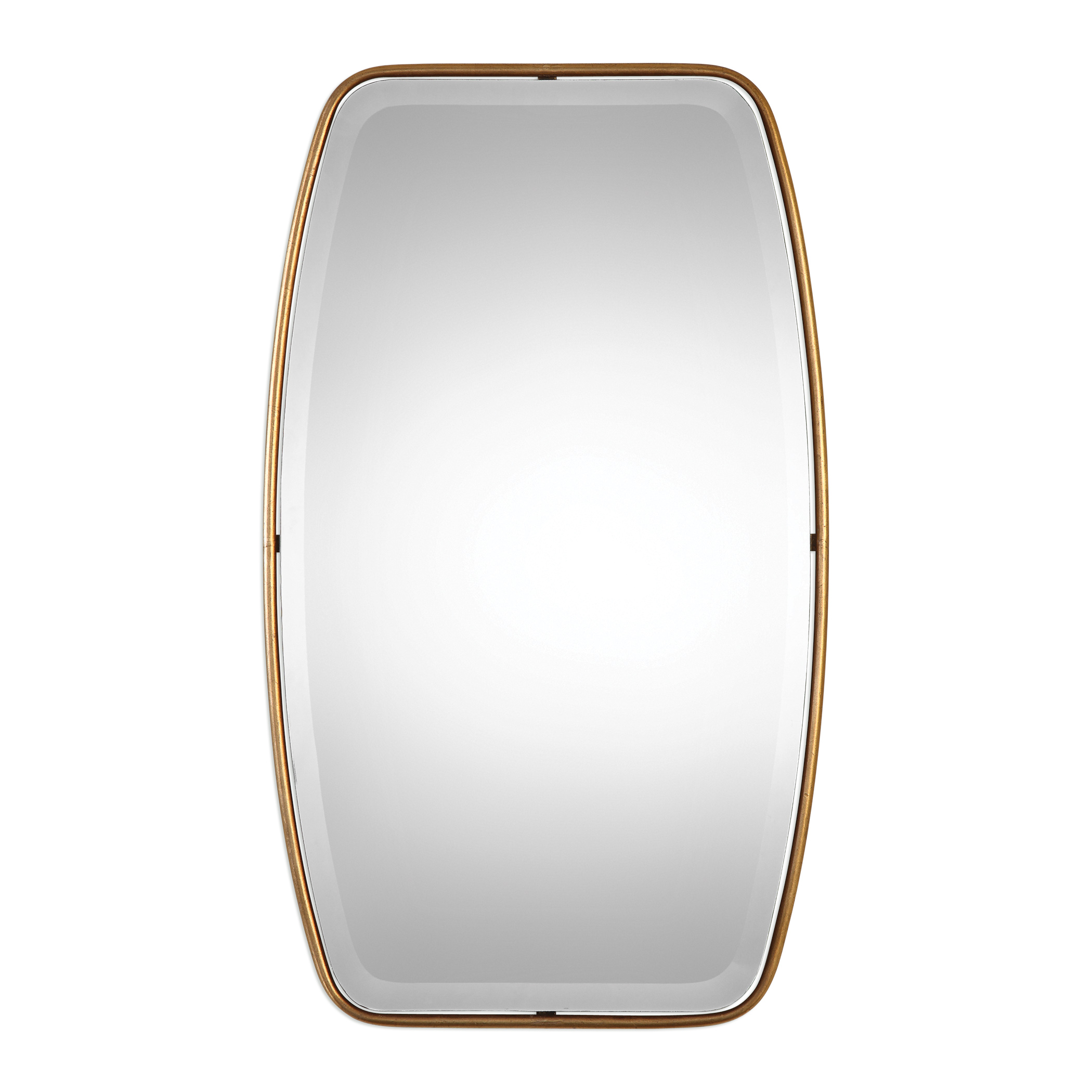 Online Designer Bathroom Canillo Antiqued Gold Mirror