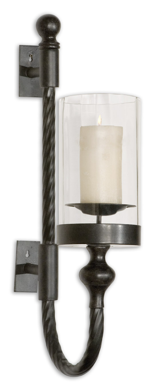 Picture of GARVIN TWIST SCONCE W/ CANDLE