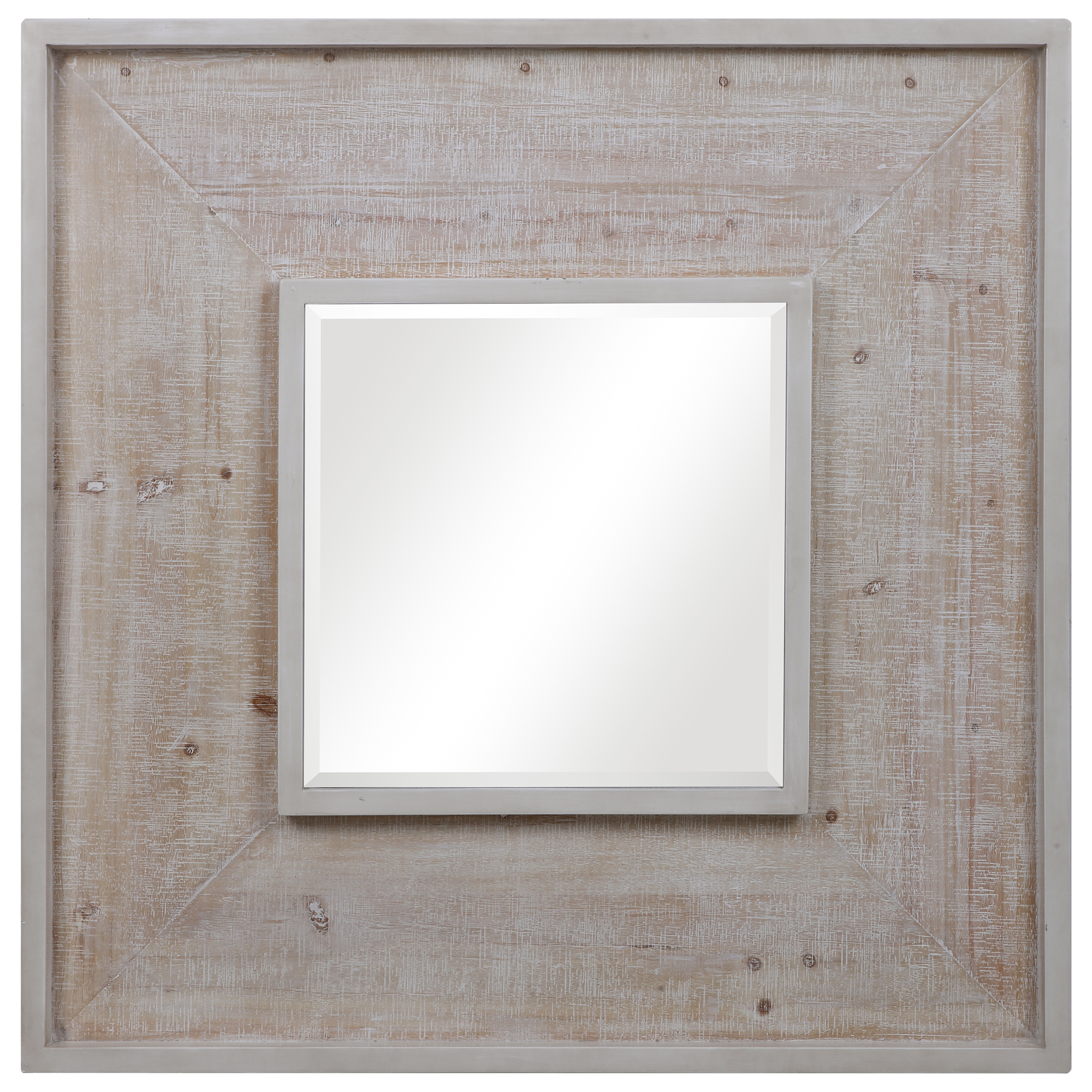 Picture of ALEE DRIFTWOOD SQUARE MIRROR