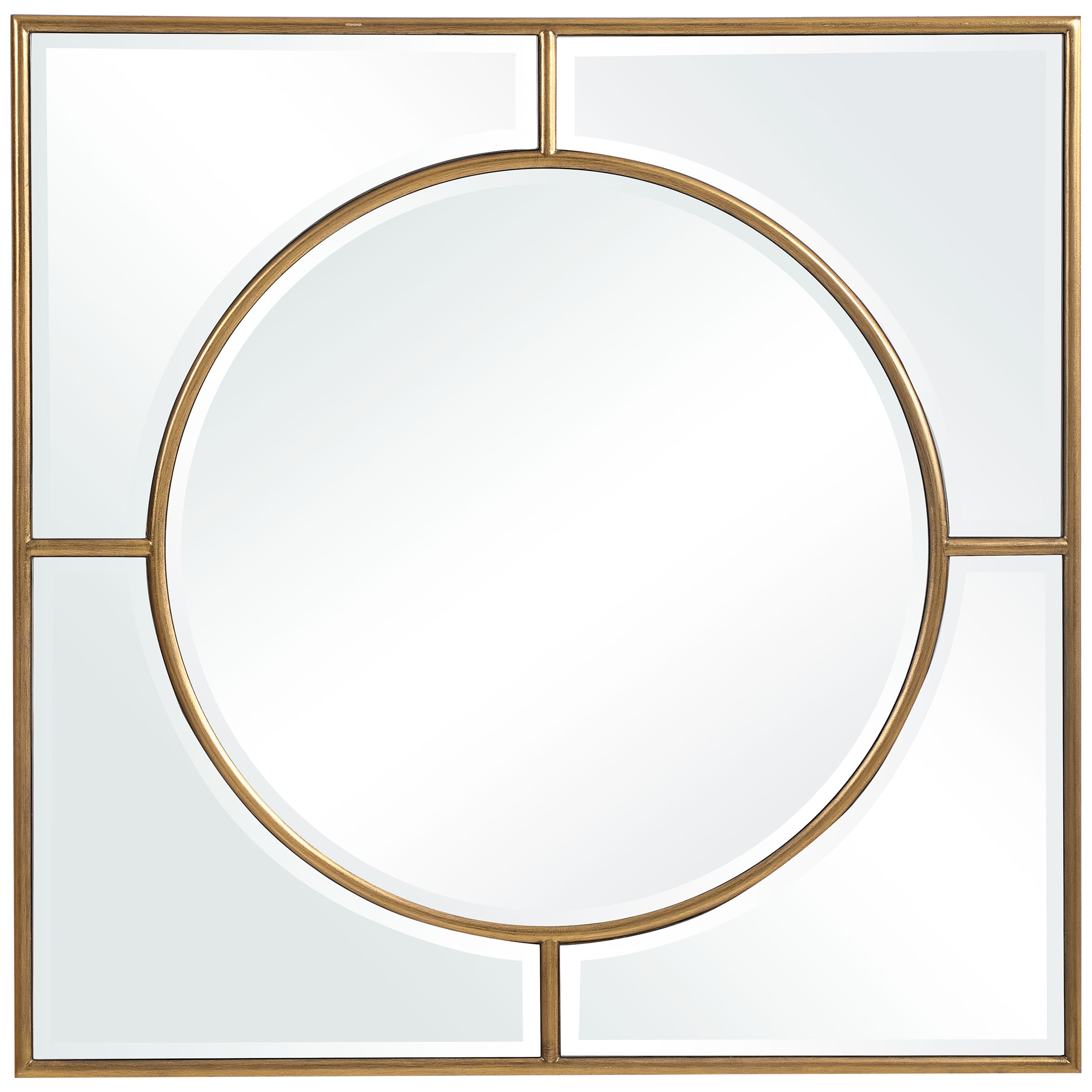 Picture of STANFORD GOLD SQUARE MIRROR