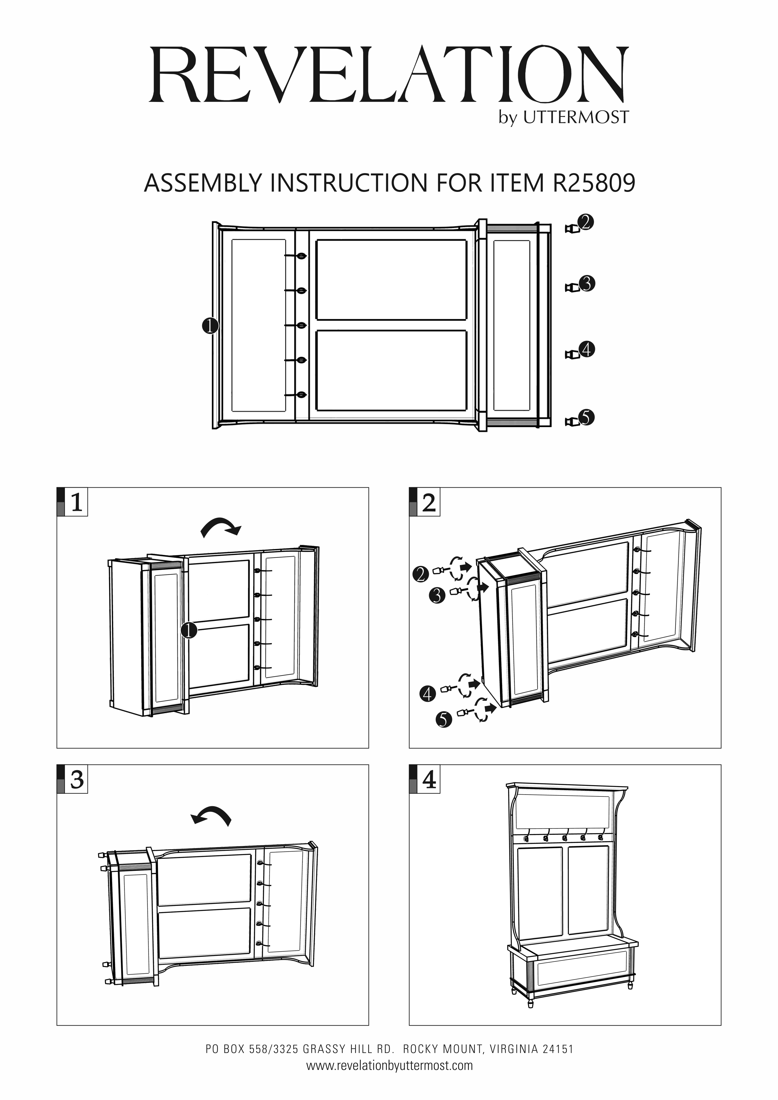 Uttermost Allete Hall Tree Embly Instructions Click Here